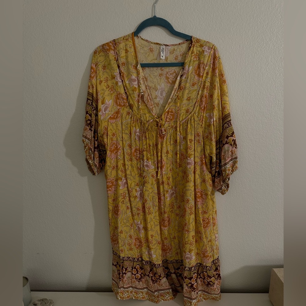 Mid thigh floral dress